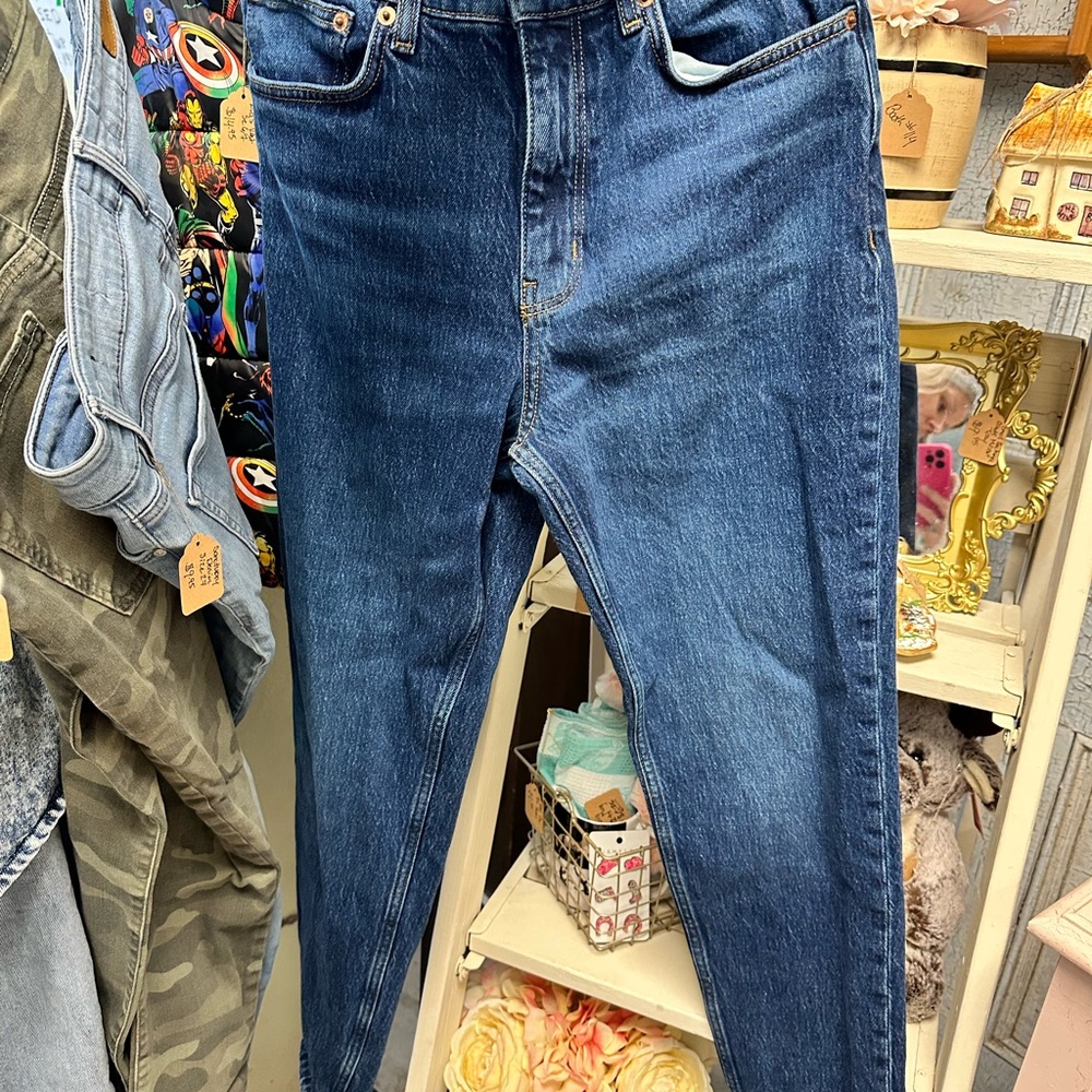 Mango Women's Blue Skinny Jeans